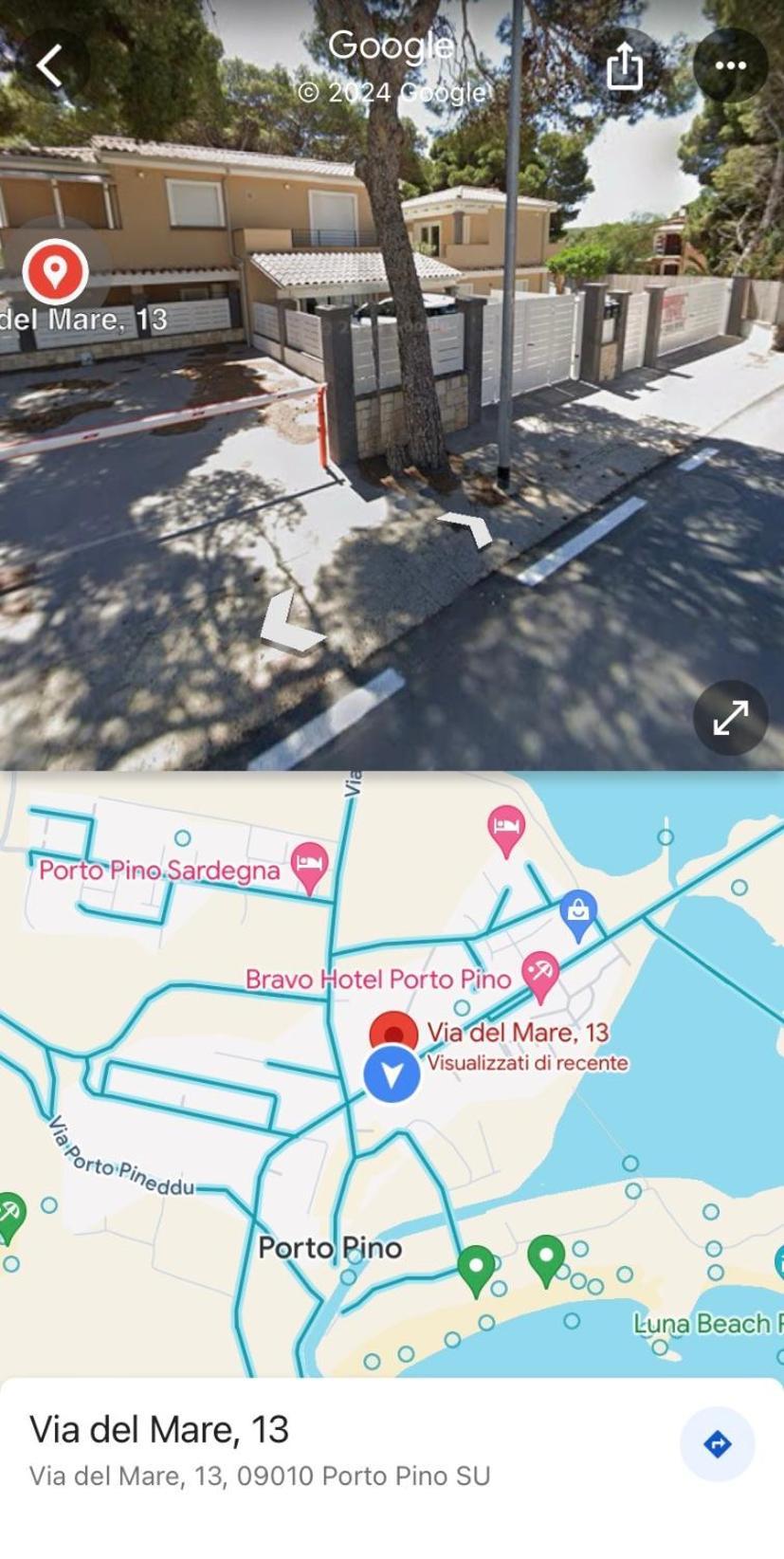 Ferienwohnung Nuova Residenza Dei 7 Pini A Pochi Passi Dal Mare Porto Pino Exterior foto
